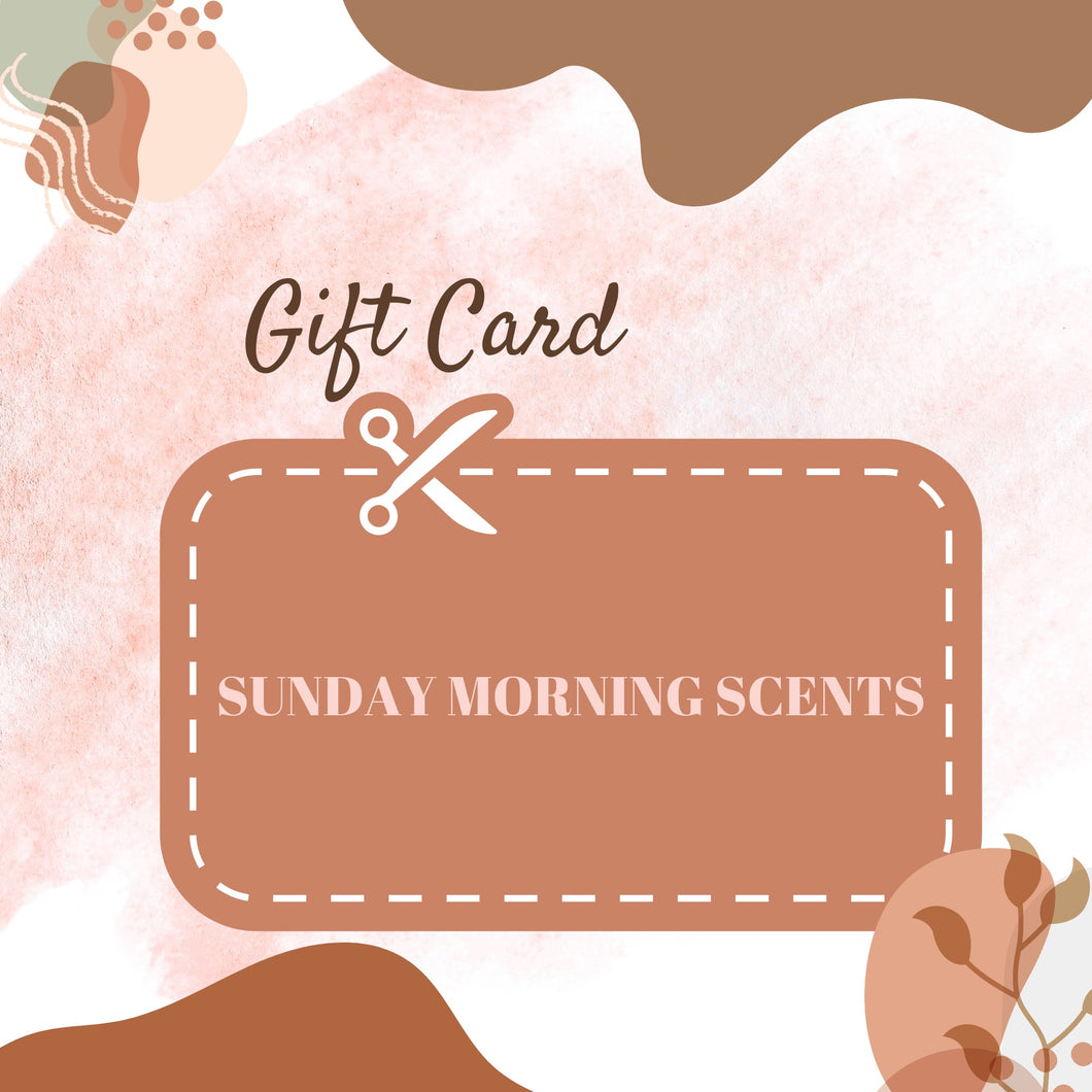 Sunday Morning Scents Gift Card